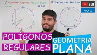 ⭕ Polígonos Regulares (Parte 1) - GEOMETRIA PLANA (Aula 21)