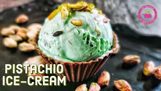 Pistachio Ice Cream Recipe | 3 Ingredients Recipe | पिस्ता आइस क्रीम