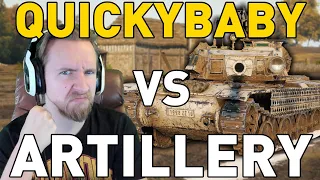 QUICKYBABY VERSUS ARTILLERY in World of Tanks!