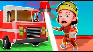 Here Comes The Fire Truck  | Best Kids Songs and Nursery Rhymes