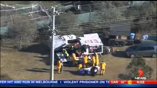 Seven News 4 00pm 3 8 2015 Hordern Rd, Wentworth Falls Bush Fire