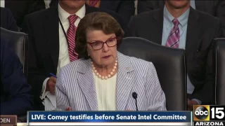 COMEY HEARING: "It Was A COWARDLY Way Of Getting Off The Phone [With President Trump]"