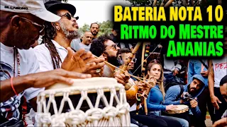 Roda de Capoeira na Praça da República de 9 de Abril de 2023. São Paulo Brasil - Fund Mestre Ananias