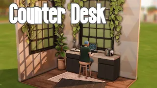 The Sims 4 T.O.O.L Mod Functional Counter Desk | T.O.O.L Series #Shorts