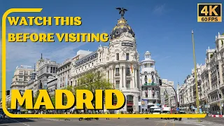 Watch this before visiting Madrid | Walking Tour 4k 60fps