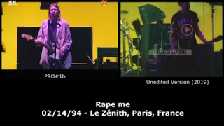 Nirvana - Rape me Le Zenith 1994