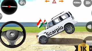 Dollar Song Sidhu Musewala Real Indian New Model white Scorpio|| Offroad Village Driving 3d Gameplay
