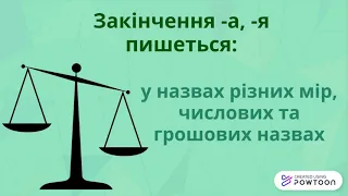 Закінчення іменників ІІ відміни чоловічого роду в родовому відмінку однини. ( За новим правописом).