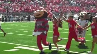 Ohio State Mascot Brutus Attacked By Ohio University Mascot