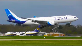 Manchester Airport Plane Spotting | Reverse Operations RW05L/05R | 02-04-23