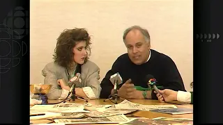 Celine Dion, Rene Angelil - Press Conference (May 1988) (English Subtitles)