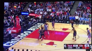 Denzel Valentine Schools LeBron Off The Dribble And To The Hole!