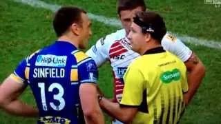 Wigan vs leeds huge fight at magic weekend 2014- three yellow cards