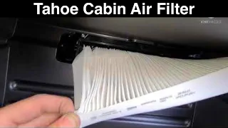 2021 Chevrolet Tahoe Suburban Cabin Air Filter Replacement Location       Yukon Silverado