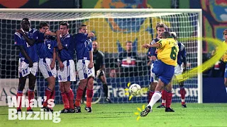 How Roberto Carlos pulled the "impossible free kick" against France in 1997