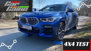 BMW X6 30d xDrive 4x4 test on Rollers - CarCaine