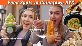 Die BESTEN Food-Spots in Chinatown in NYC! Schmecken die 3$ Peanut Noodles, Dumplings & Co?