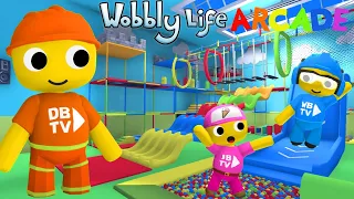 WE FOUND TWO SECRETS AT THE ARCADE IN WOBBLY LIFE 0.9.0