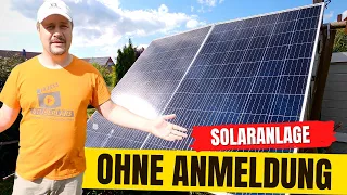 Solaranlage mit Speicher | Es geht auch ohne Anmeldung