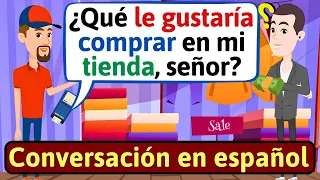 APRENDE ESPAÑOL: De compras en la calle | Conversaciones para aprender español - LEARN SPANISH