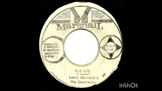 Reggae  roots Larry Marshall  -  You  Lie