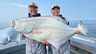 GIANT Alaska Halibut Fishing! (CATCH CLEAN COOK)