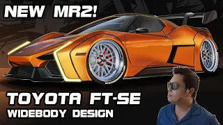 New 2026 Toyota MR2! FT-Se Concept: First Widebody Design & Lowered Stance! Review & Drawn Out!