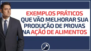 Exemplos práticos que vão melhorar sua produção de provas na Ação de Alimentos