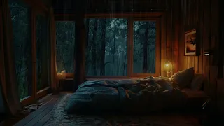 Chilling with the Soothing Rain Sounds Outside the Windows | ASMR Cozy Ambience Music