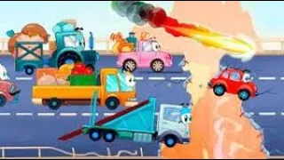 мультфильм, как Красная машинка Вилли спасает мир.