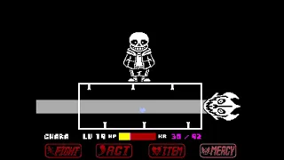 Trying to beat Undertale last breath Sans phase 1