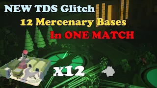 [New TDS Glitch] How To Get 12 MERCENARY BASES IN A MATCH || Tower Defense Simulator