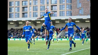 AFC Wimbledon 1-0 Stockport County 📺| Pelly powers home for three points 🤩 | Highlights 🟡🔵