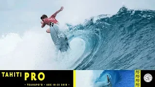 Colapinto vs. Andino vs. Gudauskas - Round One, Heat 10 - Tahiti Pro Teahupo'o 2018