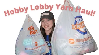 Hobby Lobby Yarn Haul! (I Love This Cotton, Soft and Sleek, Lion Brand Ice Cream, and more yarns)!!