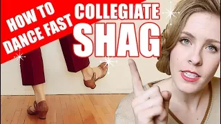 Collegiate Shag Basic - Practice Collegiate Shag - Dancing Fast