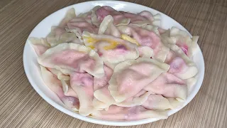 Очень вкусные вареники с творогом и вишней❗Рецепт