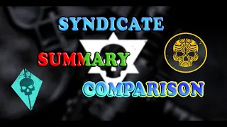 WARFACE - SYNDICATE ENDED - Summary And Comparison