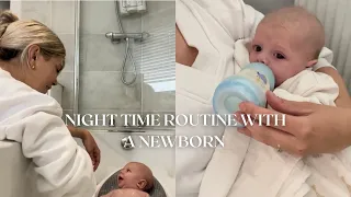 Newborn night time routine | Bedtime with a newborn