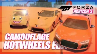 Forza Horizon 3 - Camouflage Hot Wheels Edition! (Mini Games & Random Fun)