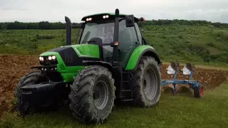 Test cu tractor Deutz Fahr 6150 distribuit de NHR Agropartners