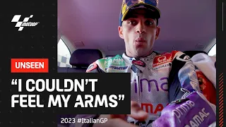 Heat, hunger and happiness for the Top 3🔥 | 2023 #ItalianGP UNSEEN