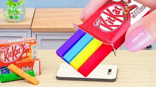 Tiny Rainbow KITKAT Cake 🍰So YUMMY Miniature KitKat CHOCOLATE Cake Recipe🍓Chocolate Cakes Recipes