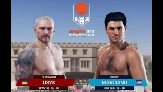 Undisputed! Oleksandr Usyk vs Rocky Marciano. Just after a controversial win over Dubois. BoxerTrix