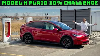 Tesla Model X Plaid Proves To Be A Great Road Tripping EV! 10% Challenge