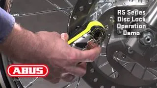 How to use the ABUS RS Series Disc Alarm Locks