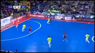 Gol Sergio Lozano (5-0) FC Barcelona Lassa - Movistar Inter. J22, Primera Div