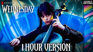 Wednesday Playing Cello - Paint It Black (1 HOUR VERSION)
