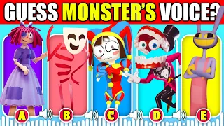 IMPOSSIBLE 🔊 Guess The Voice! | The Amazing Digital Circus & Billie Bust Up Characters