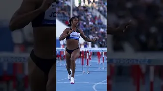 Alaysha Johnson🔥100 metres hurdles😱12.35 seconds #shorts #viral